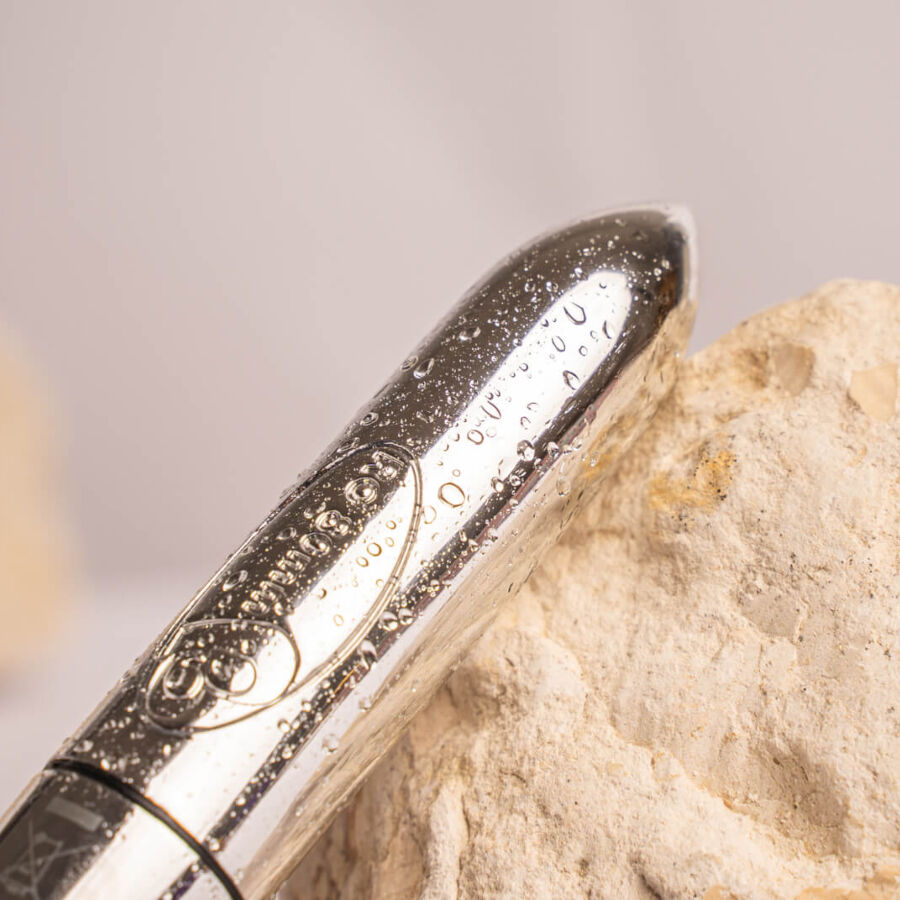 Rocks-Off RO 80 - Mini massaggiatore, colore cromato argento - nella confezione