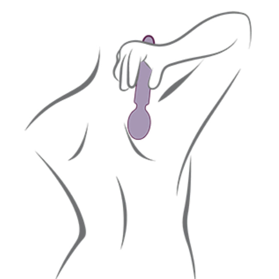 Rocks-Off Oriel - Accessorio intimo, colore bacchetta flessibile fucsia - retro