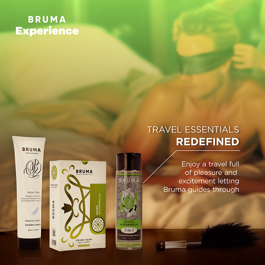 Bruma Xperience Kit Dolce Tentazione Anguria Vibro - Olio da massaggio, kit da 3 - dettaglio