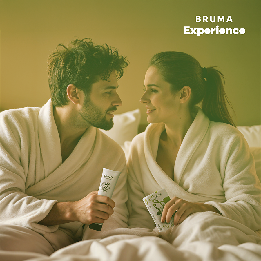 Bruma Xperience Kit Dolce Tentazione Anguria Vibro - Olio da massaggio, kit da 3 - retro