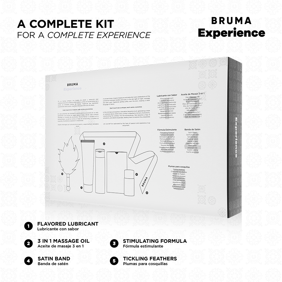 Bruma Xperience Kit Vibro - Olio da massaggio, kit da 3 - vista frontale