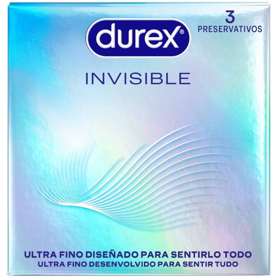 Durex Invisibili Ultra Sottili 3 pezzi - Preservativi, kit da 3