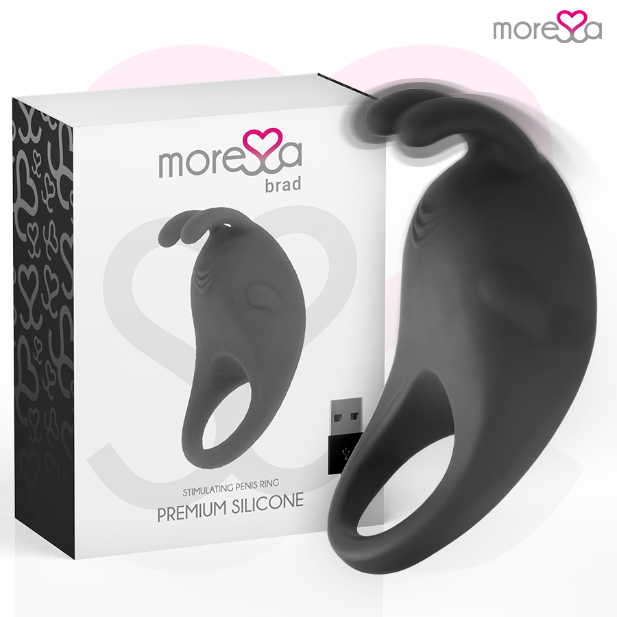 Moressa Brad Premium - Anello per uomo, colore nero