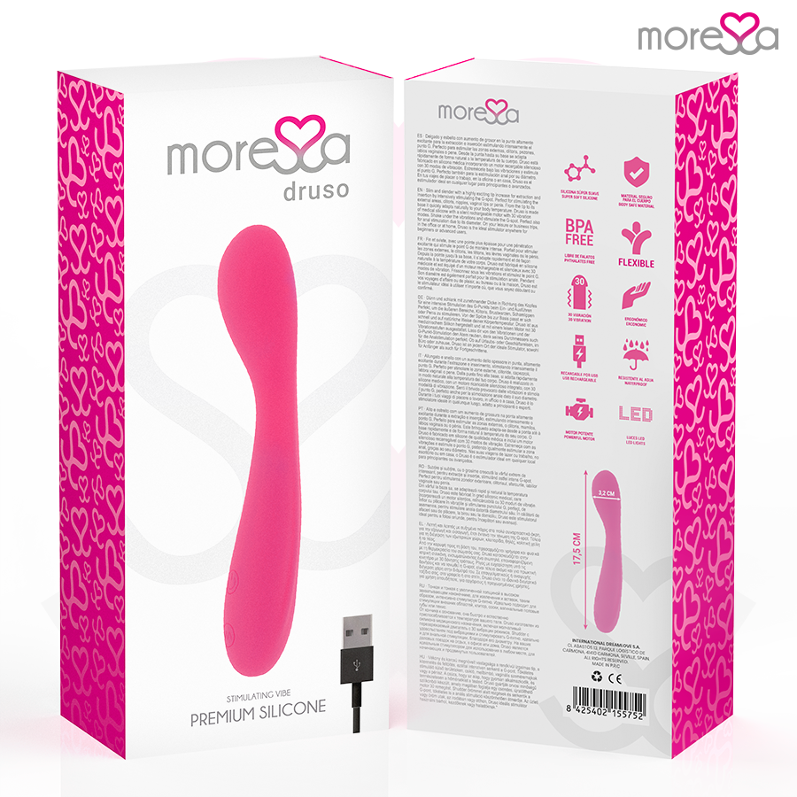 Moressa Druso Premium - Massaggiatore curvo - vista frontale