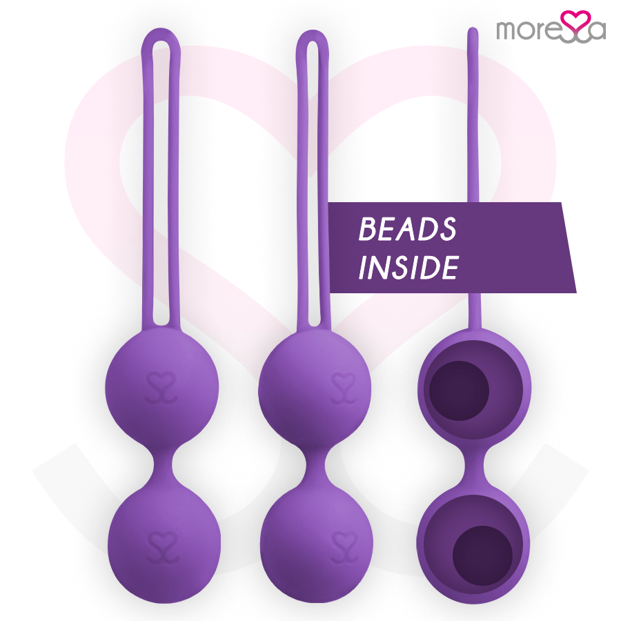 Moressa Osian Tre Premium - Palline Kegel, colore lilla - vista laterale