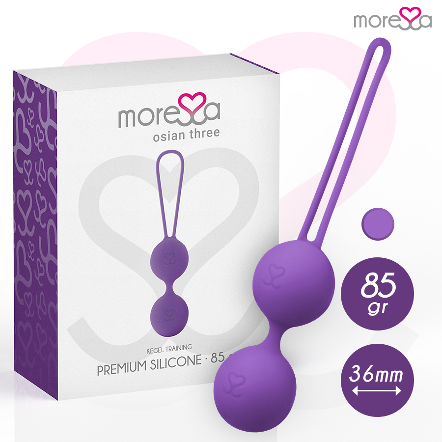 Moressa Osian Tre Premium - Palline Kegel, colore lilla