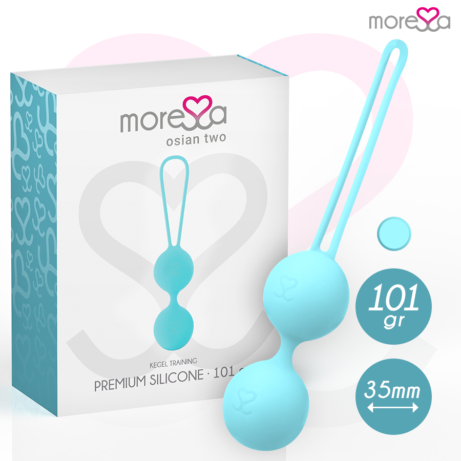 Moressa Osian Due - Palline Kegel, colore turchese