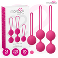 Moressa Osian Premium - Palline Kegel, colore rosa one 51 two 101 three 85