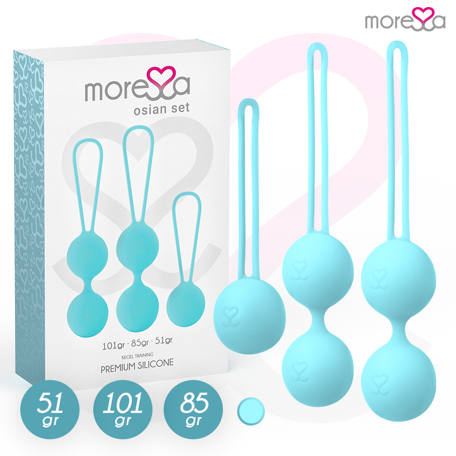 Moressa Osian Premium - Palline Kegel, colore turchese