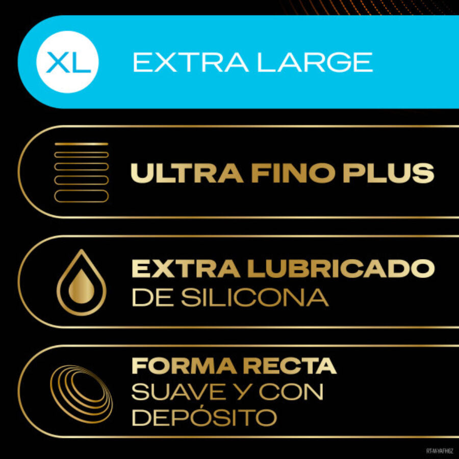 Durex Total Connection 10 pezzi - Preservativi, kit da 3 - dettaglio