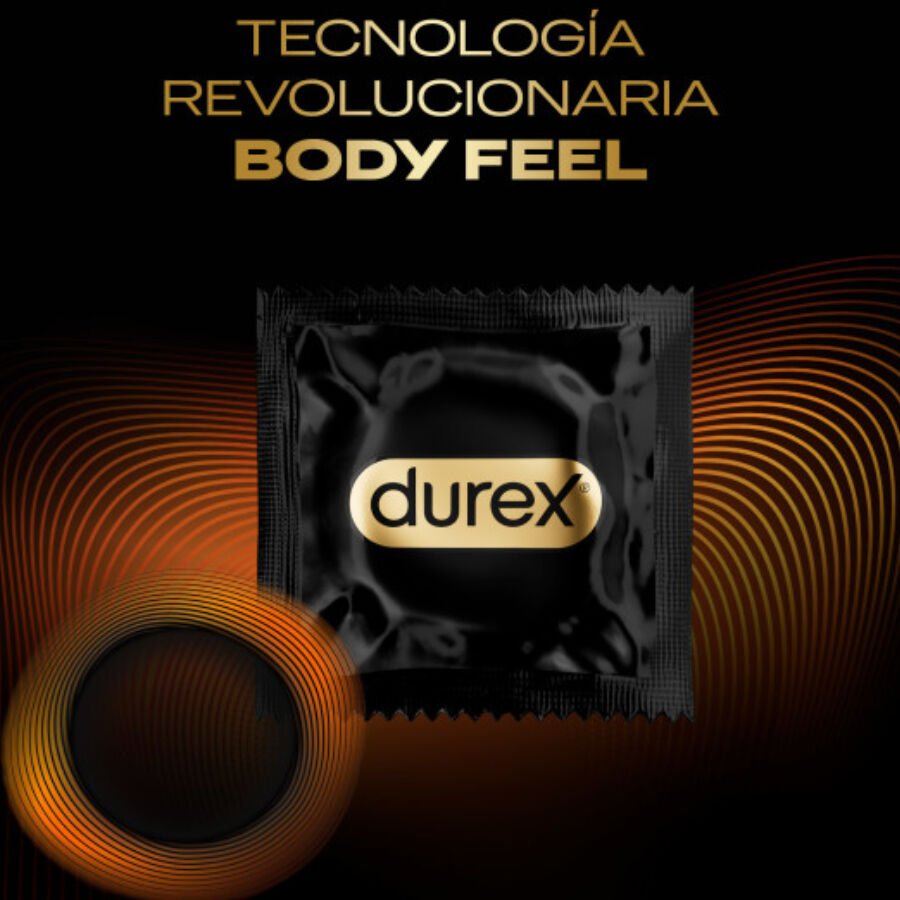 Durex Total Connection 10 pezzi - Preservativi, kit da 3 - vista laterale