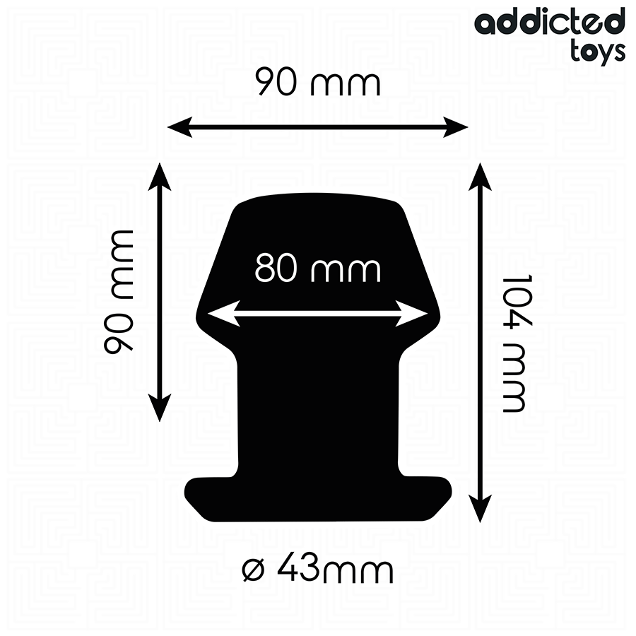 Addicted Toys Extreme Hollow Plug - Accessorio intimo - nella confezione