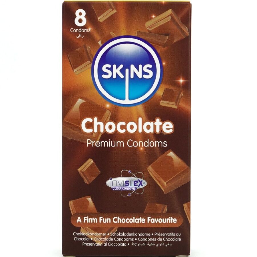Skins Premium AL Cioccolato - Preservativi, kit da 3