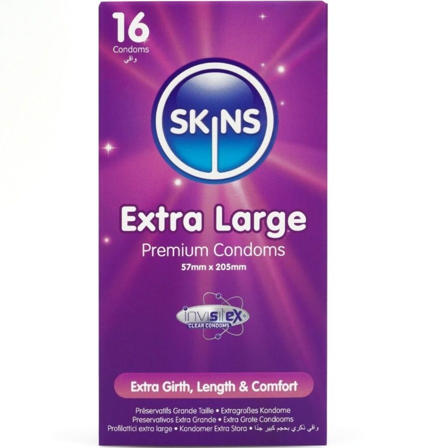 Skins Large Premium - Preservativi, kit da 3