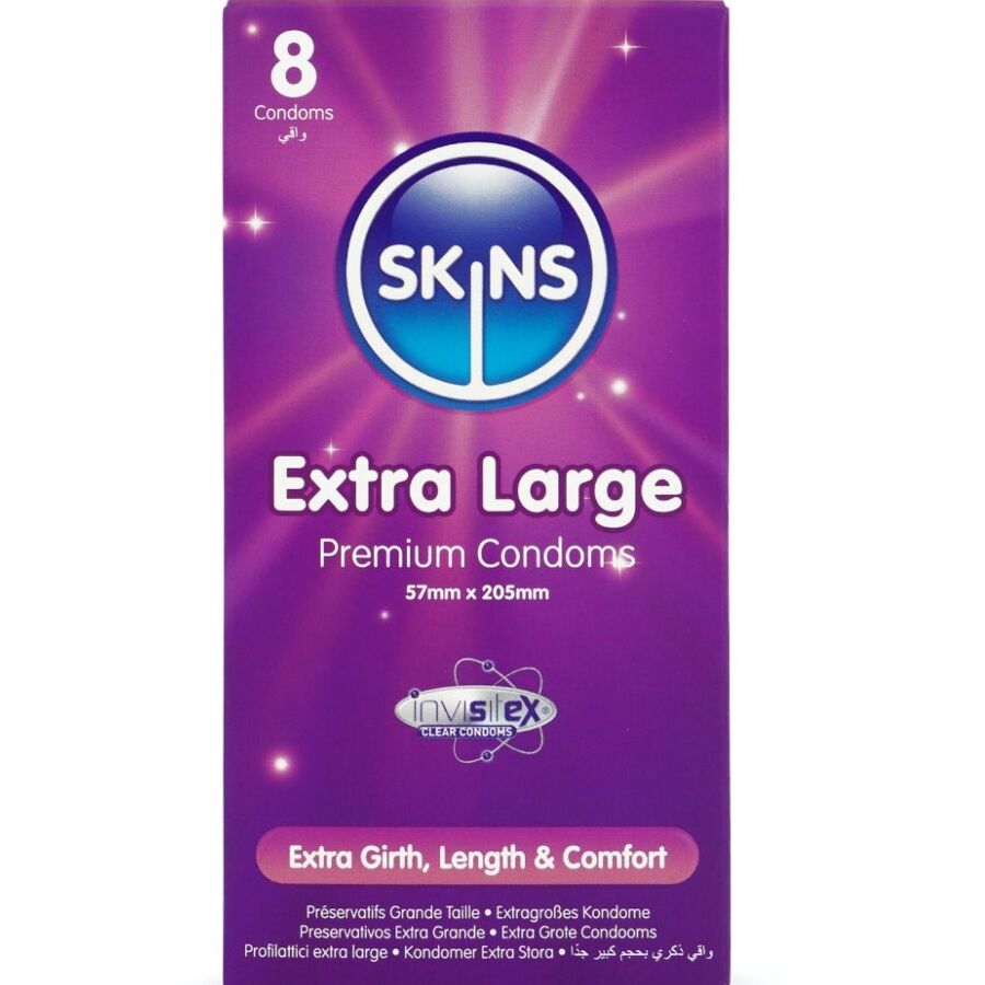 Skins Large Premium - Preservativi, kit da 3