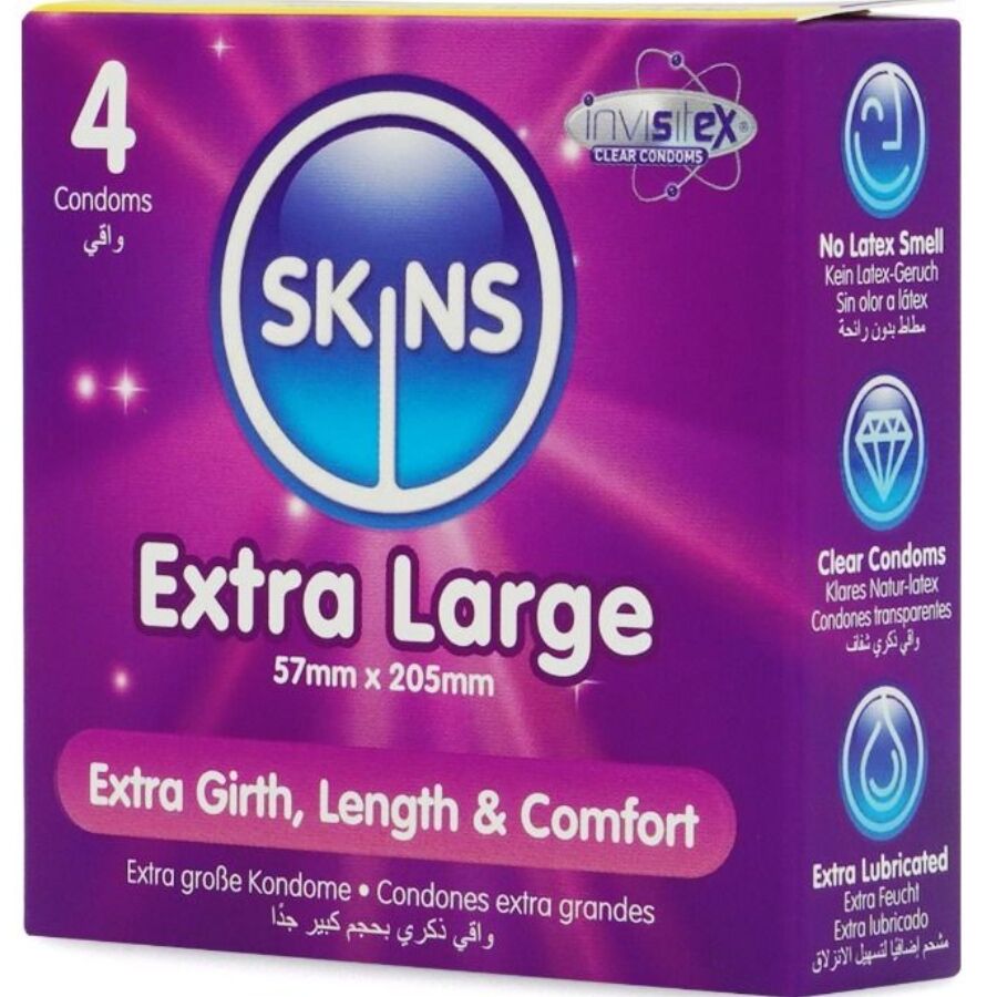 Skins Large Premium - Preservativi, kit da 3 - vista laterale