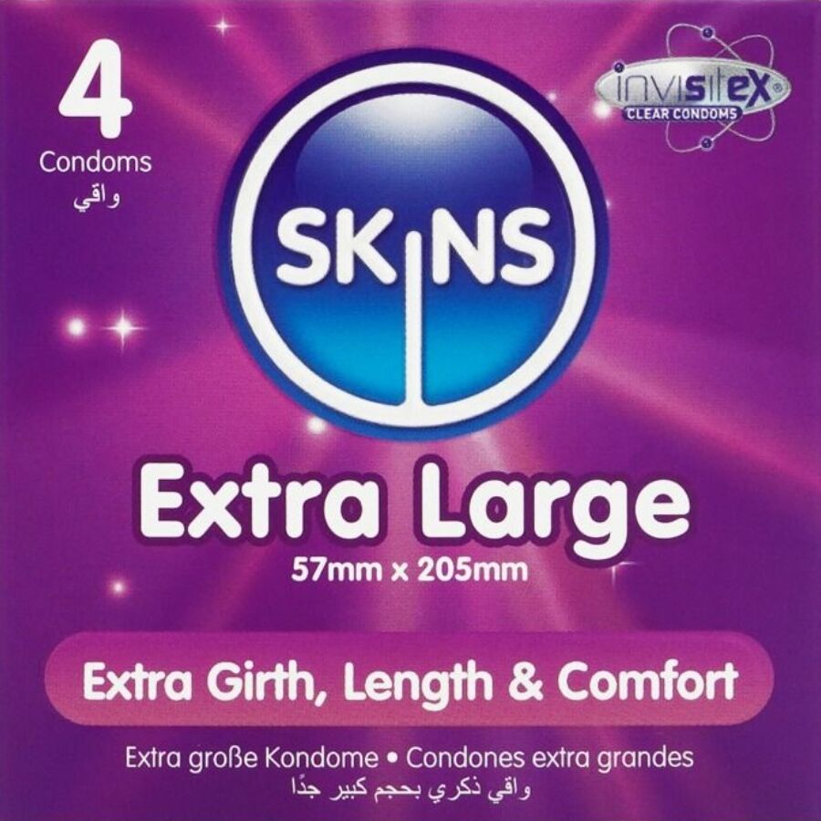 Skins Large Premium - Preservativi, kit da 3