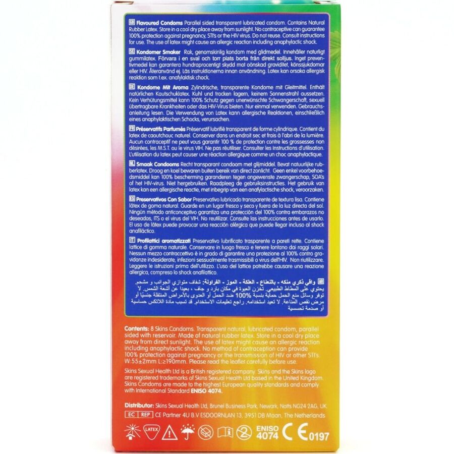 Skins Multigusto Premium - Preservativi, kit da 3 - nella confezione