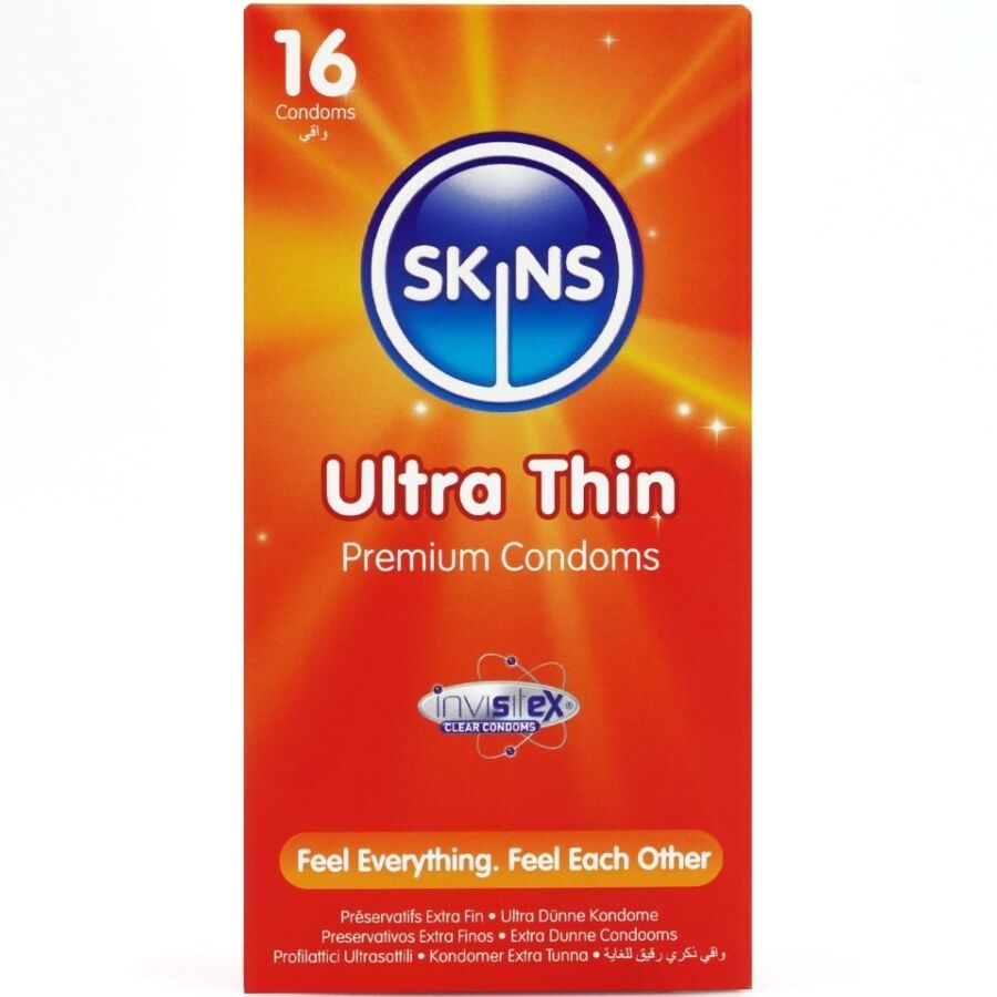 Skins Ultra Sottili Premium - Preservativi, kit da 3