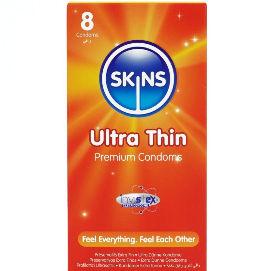 Skins Ultra Sottili Premium - Preservativi, kit da 3