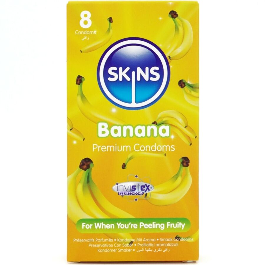 Skins Banana Premium - Preservativi, kit da 3