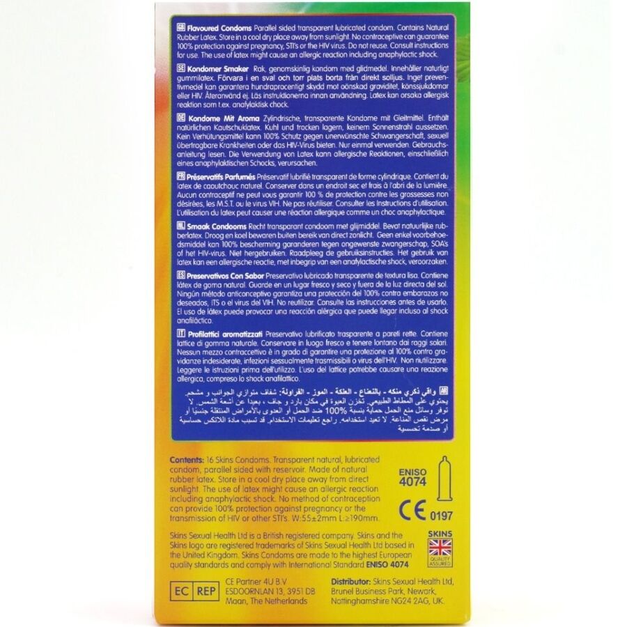 Skins Multigusto Premium - Preservativi, kit da 3 - nella confezione