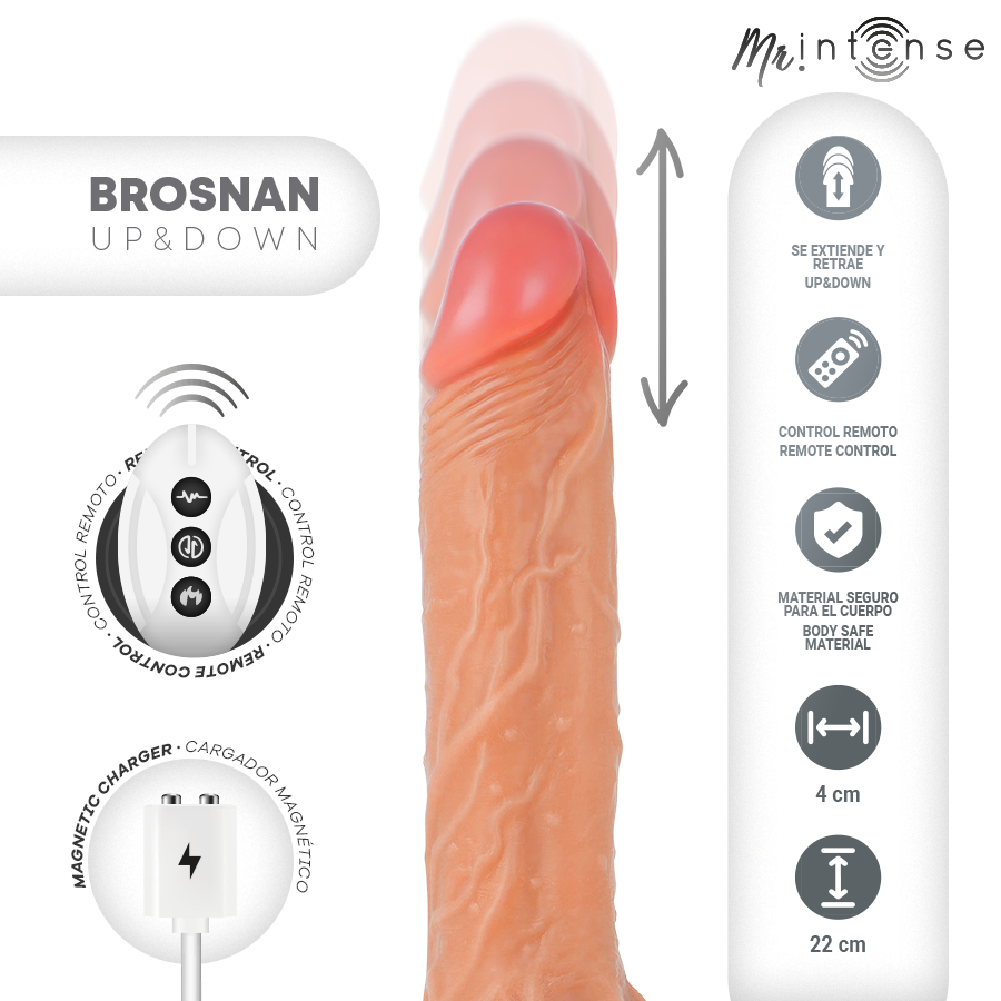 Mr Intense Brosnan - Accessorio intimo - vista laterale