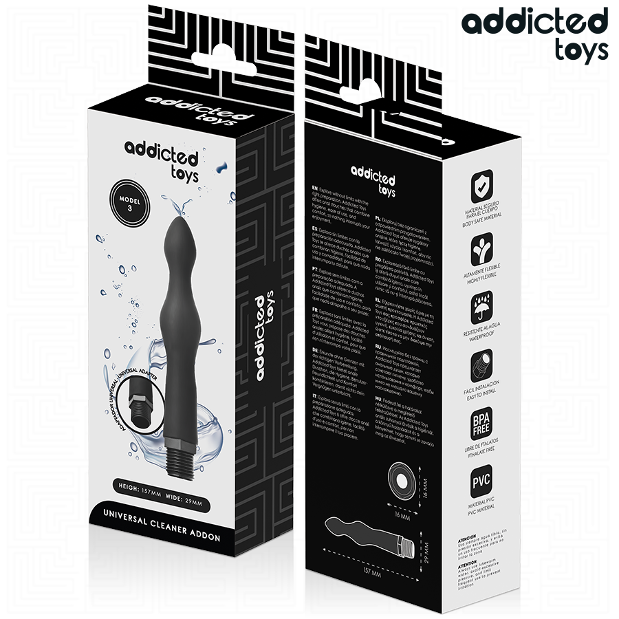 Addicted Toys Pulitore - Accessorio intimo - vista frontale
