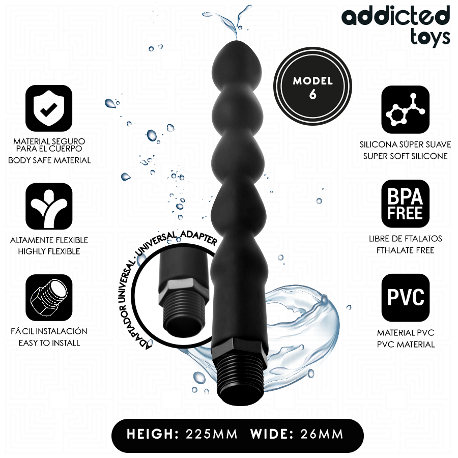 Addicted Toys Pulitore - Accessorio intimo - vista laterale