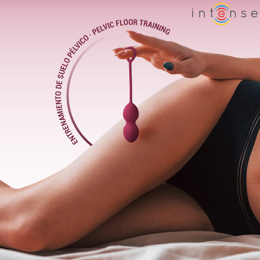 Intense Kit Palline Kegel Charli - Palline Kegel, colore bordeaux - nella confezione