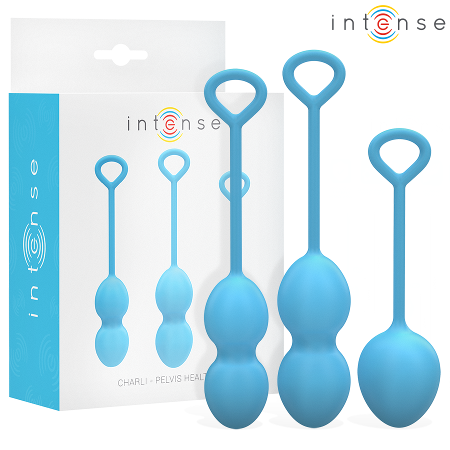 Intense Kit Palline Kegel Charli - Palline Kegel, colore blu