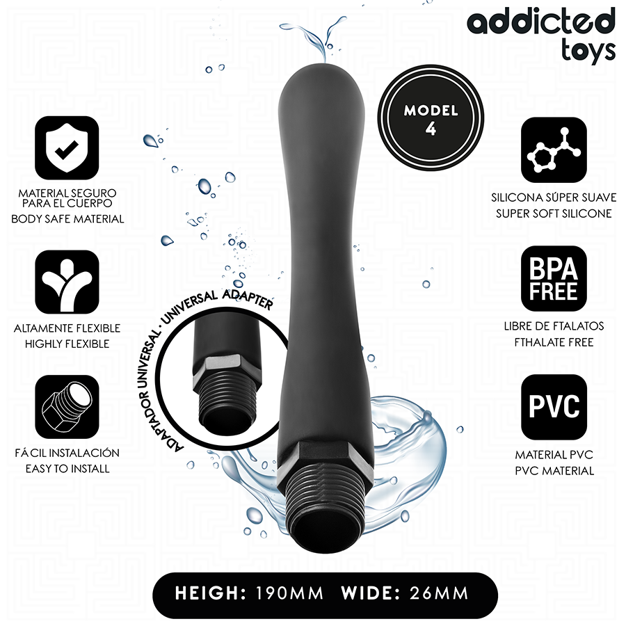 Addicted Toys Pulitore - Accessorio intimo - vista laterale