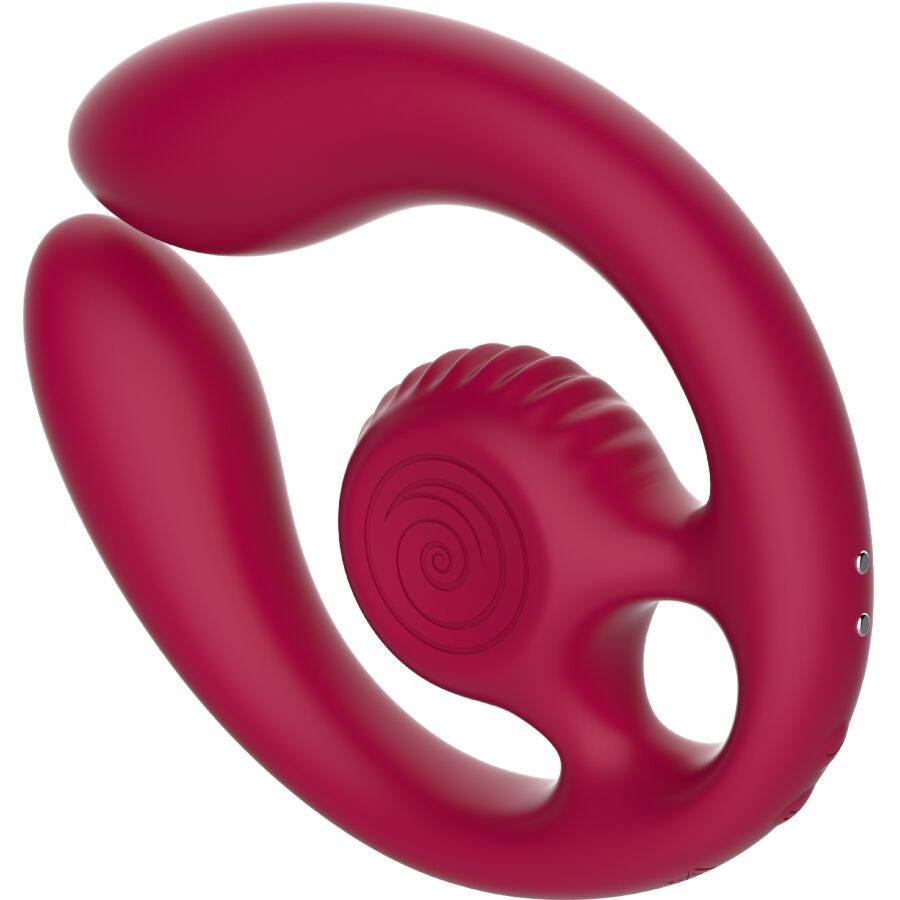 Snail Vibe Gizi Duo - Massaggiatore di coppia, colore bordeaux - dettaglio
