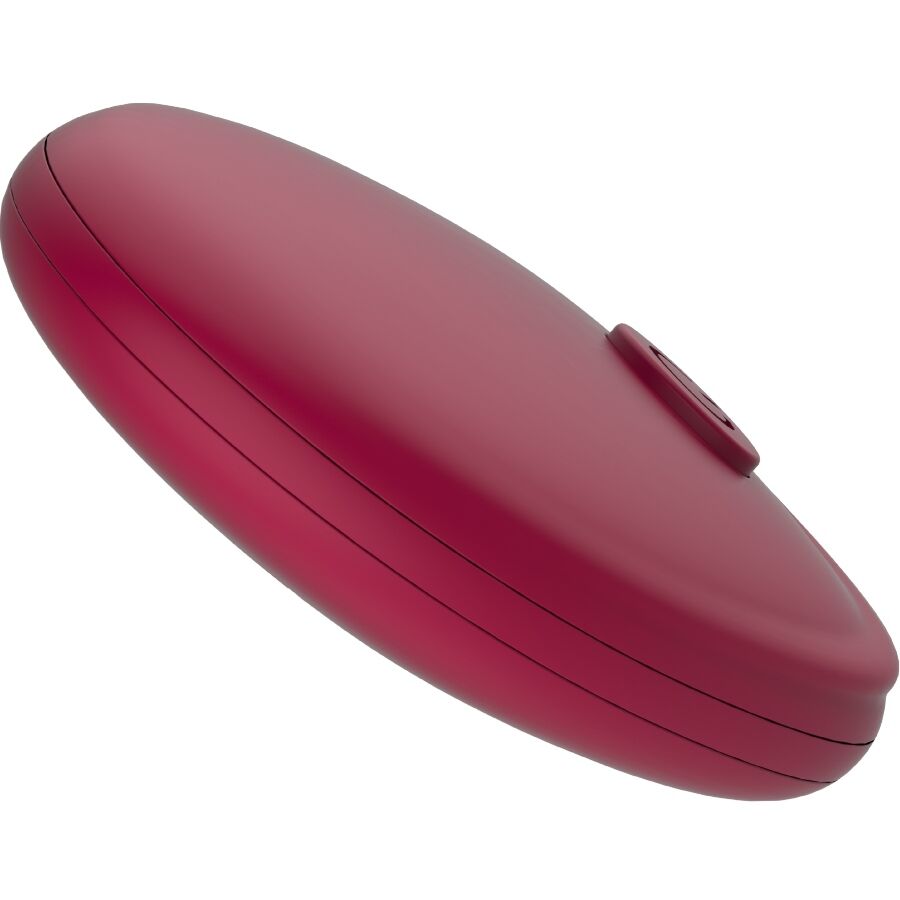 Snail Vibe Gizi Duo - Massaggiatore di coppia, colore bordeaux - vista frontale