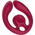 Snail Vibe Gizi Duo - Massaggiatore di coppia, colore bordeaux