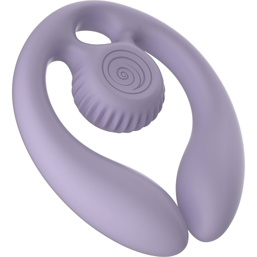 Snail Vibe Gizi Duo - Massaggiatore di coppia, colore lilla - vista laterale