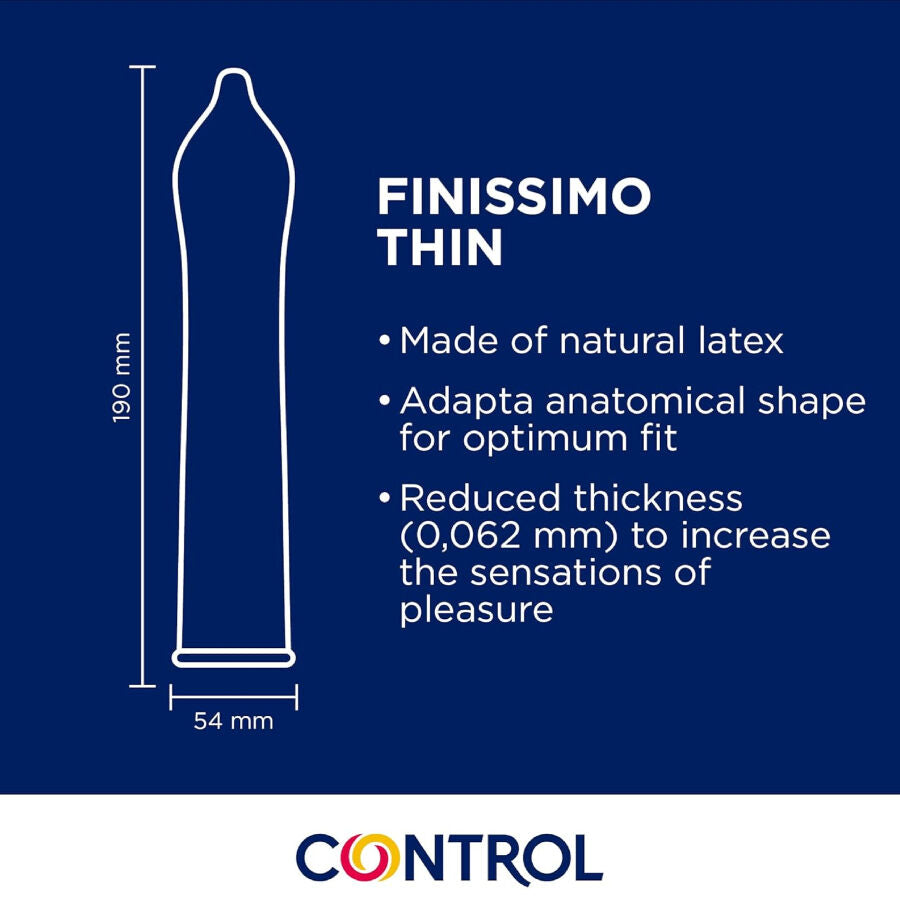 Control Finissimo Senso 144 pezzi - Preservativi - vista laterale