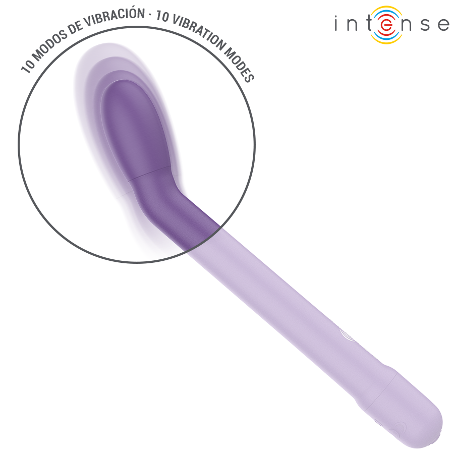 Intense Karlie - Massaggiatore ad aria pulsata, colore viola - in mano per le dimensioni