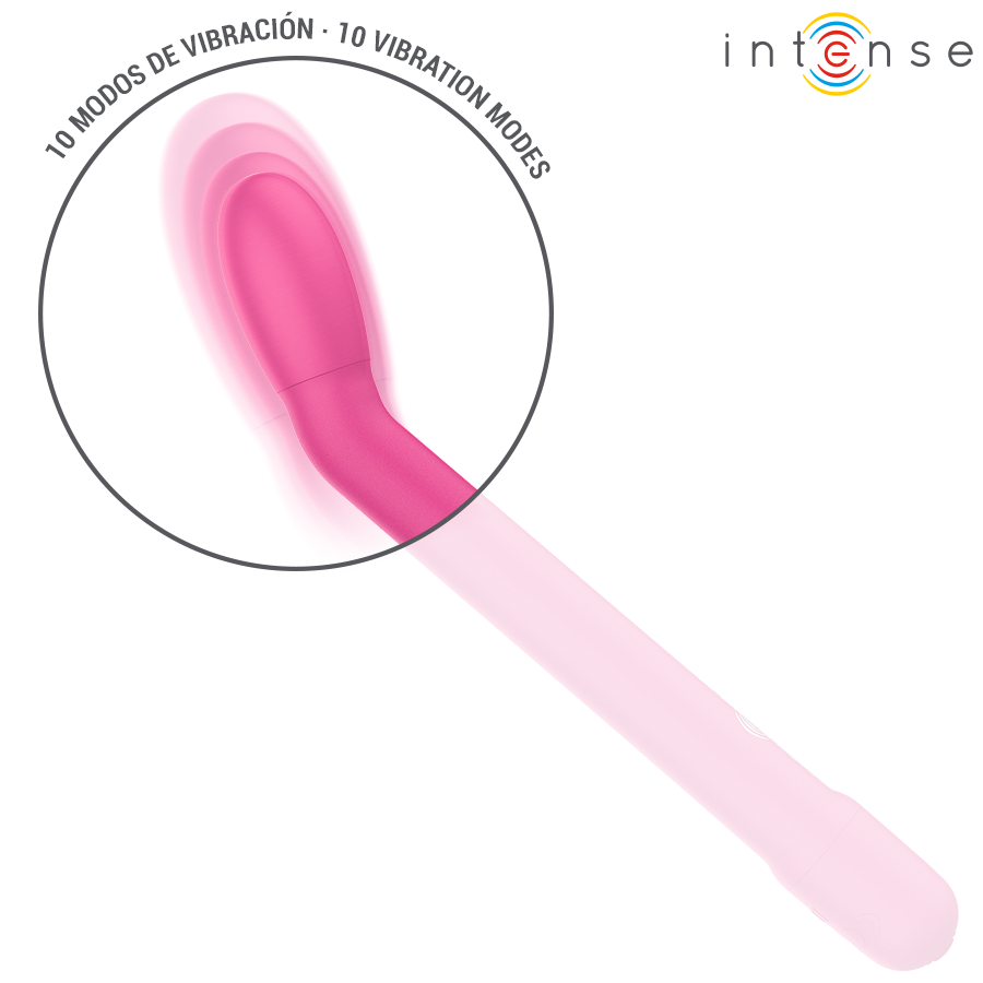 Intense Karlie - Massaggiatore ad aria pulsata, colore rosa - in mano per le dimensioni