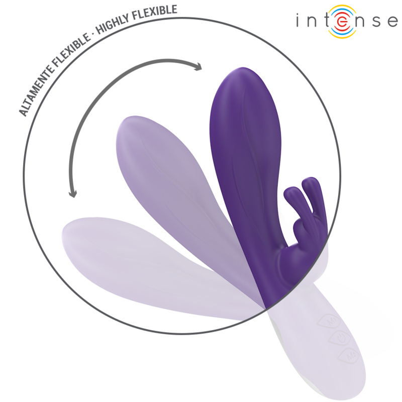 Intense Randall - Massaggiatore doppio, colore viola - nella confezione