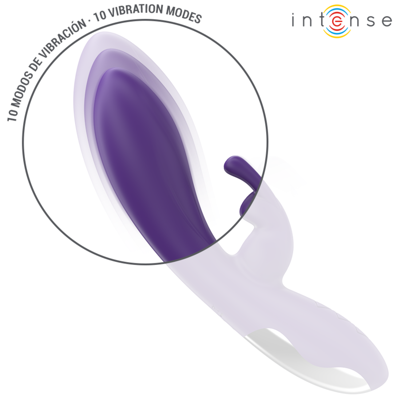 Intense Randall - Massaggiatore doppio, colore viola - retro