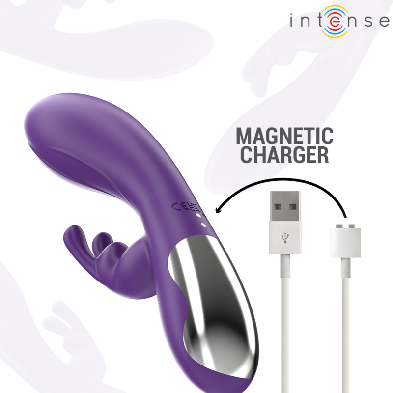 Intense Randall - Massaggiatore doppio, colore viola - vista frontale
