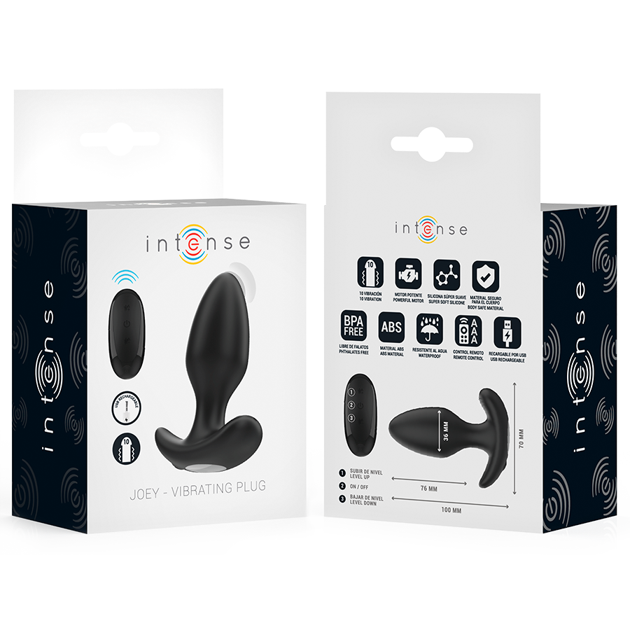 Intense Joey Plug 10 - Accessorio intimo - vista frontale