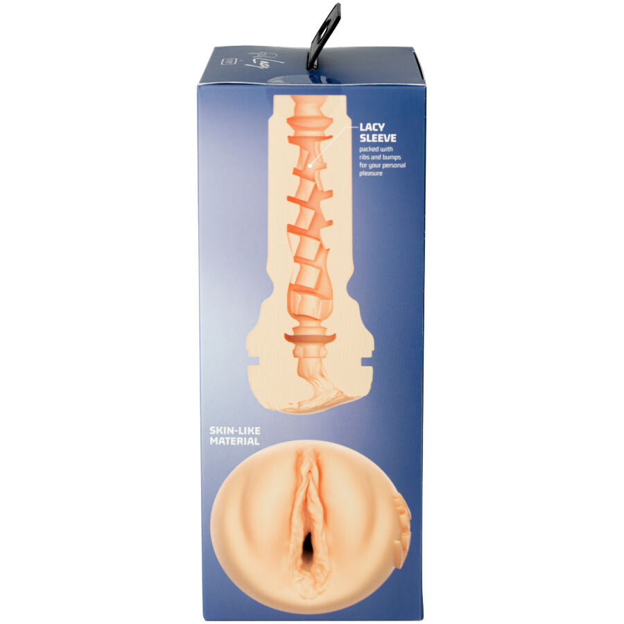 Kiiroo Feel Lacy Lennon Masturbador Stars Collection - Accessorio intimo - in mano per le dimensioni