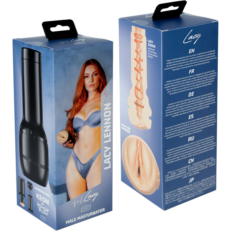 Kiiroo Feel Lacy Lennon Masturbador Stars Collection - Accessorio intimo - vista frontale