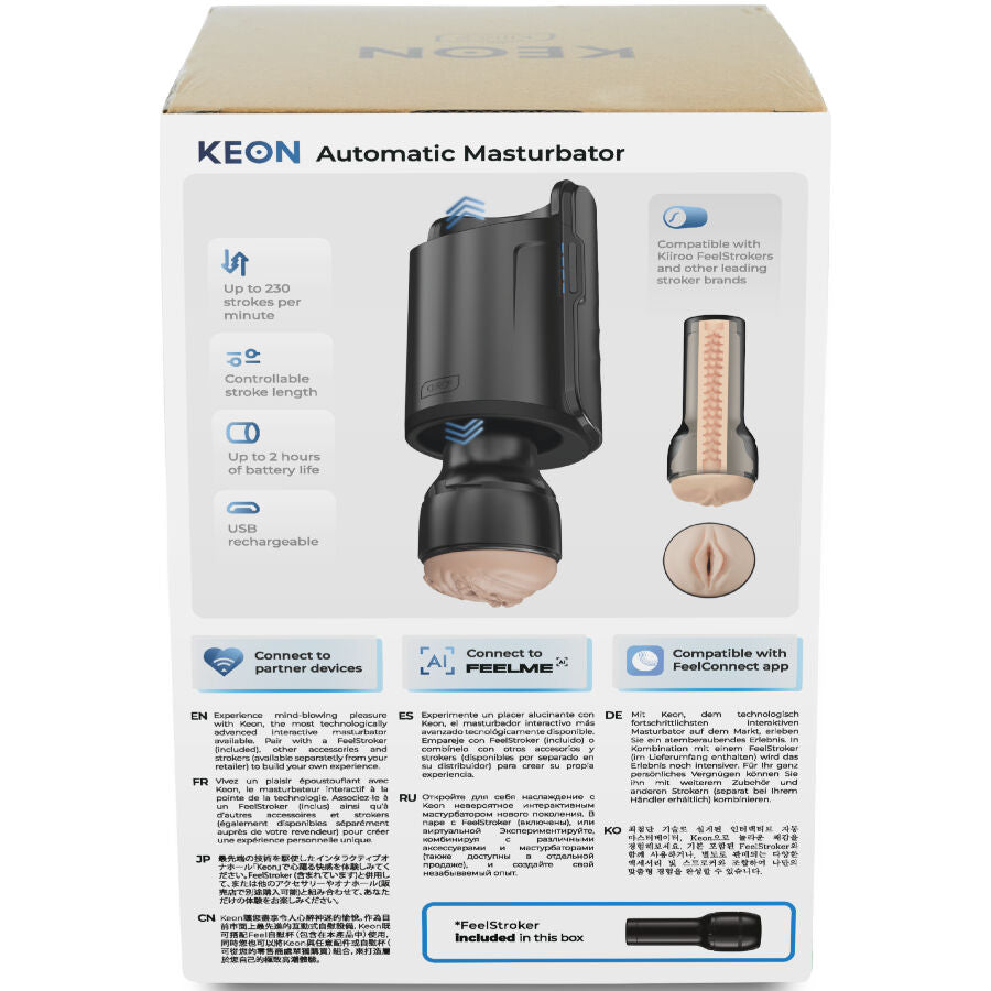 Kiiroo Keon Wifi Combo - Dispositivo per uomo - vista laterale