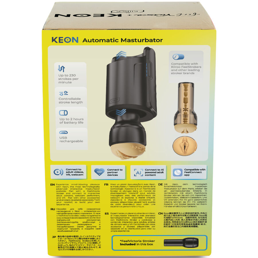 Kiiroo Keon Wifi Combo Victoria June - Accessorio intimo - vista laterale
