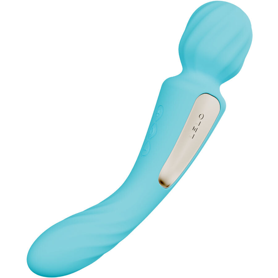 LELO Switch Wanda - Massaggiatore wand, colore celeste - vista laterale