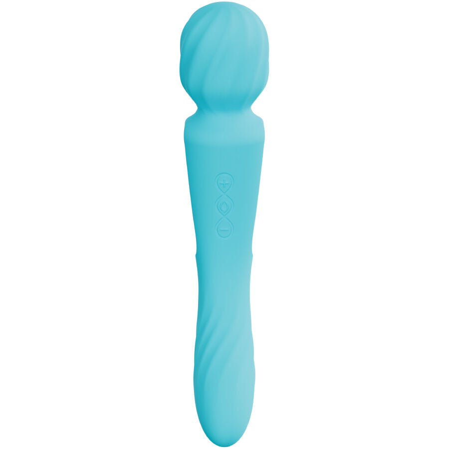 LELO Switch Wanda - Massaggiatore wand, colore celeste - retro