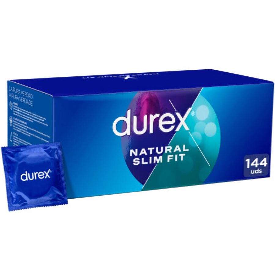 Durex Natural Slim Fit Basic 144 pezzi - Preservativi